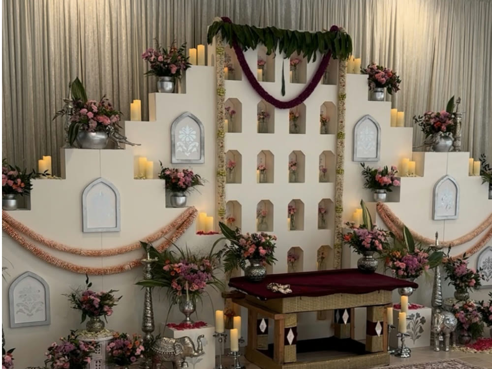 Architectural Mandap Backdrop
